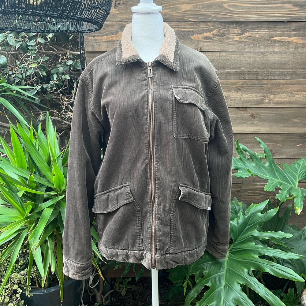 Corduroy Vintage Bombers Billabong Surfer Jacket.